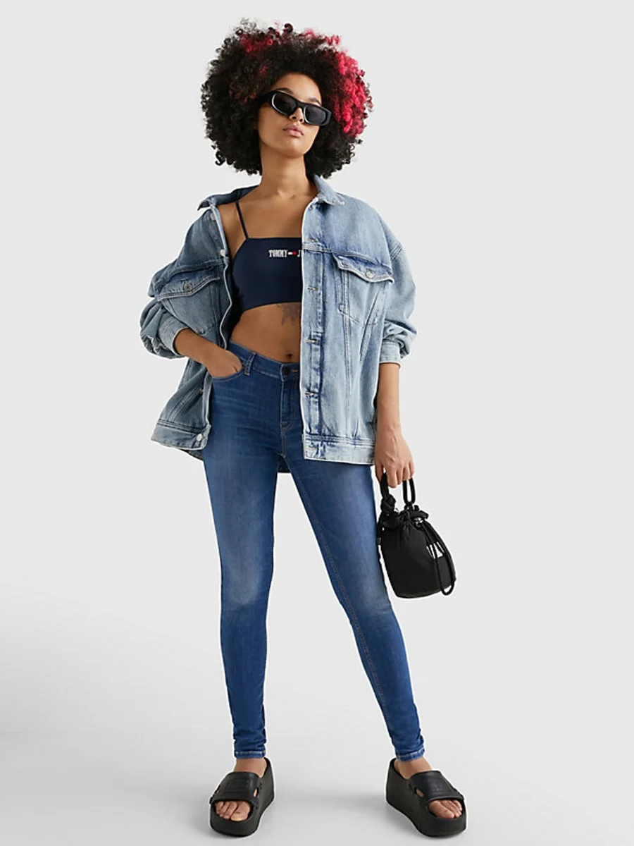 TOMMY JEANS Quần Jeans Nữ Nora Mr Skinny Bg1232