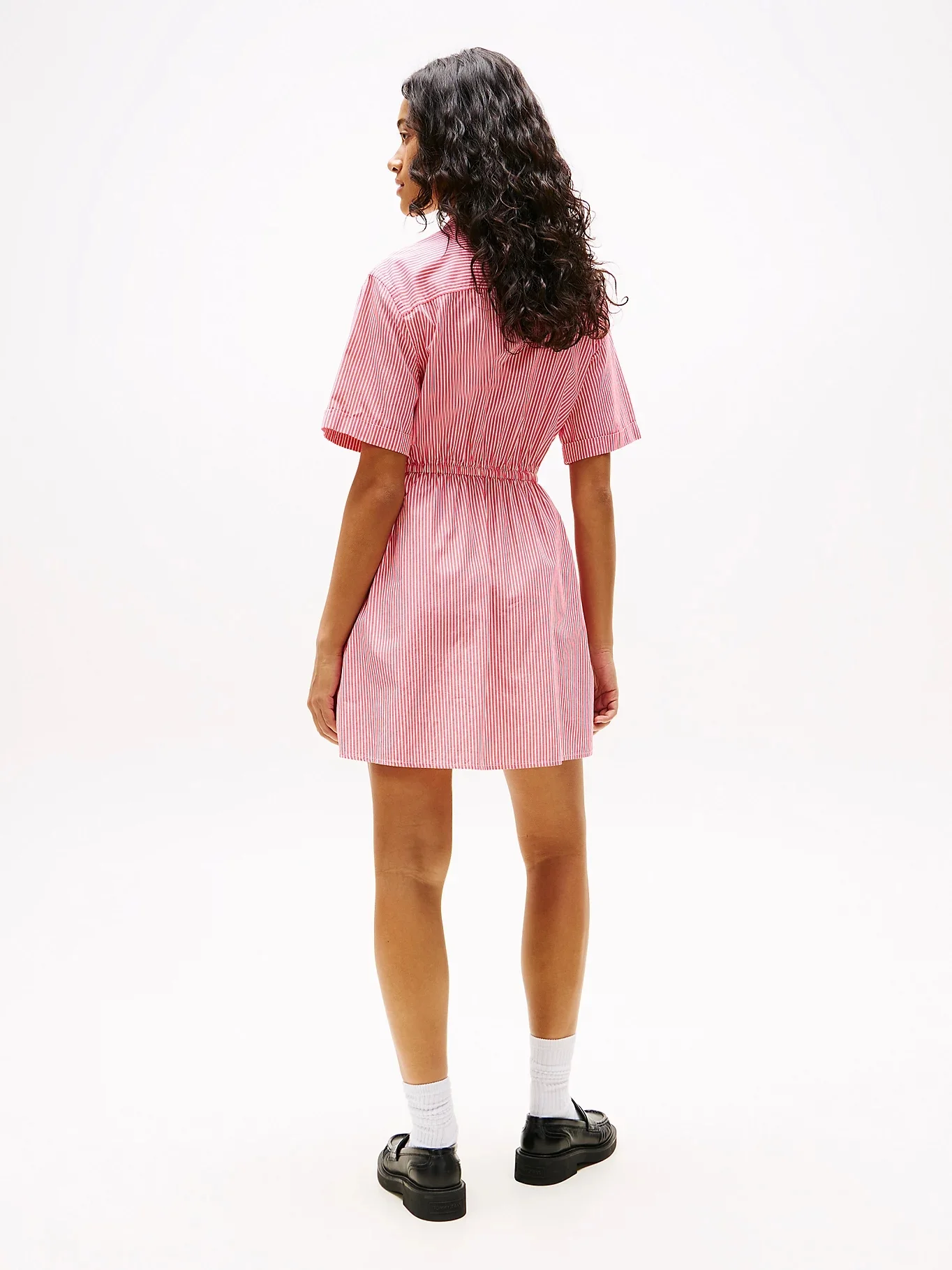 TOMMY JEANS Đầm Nữ TJW Mini Stripe Shirt Dress