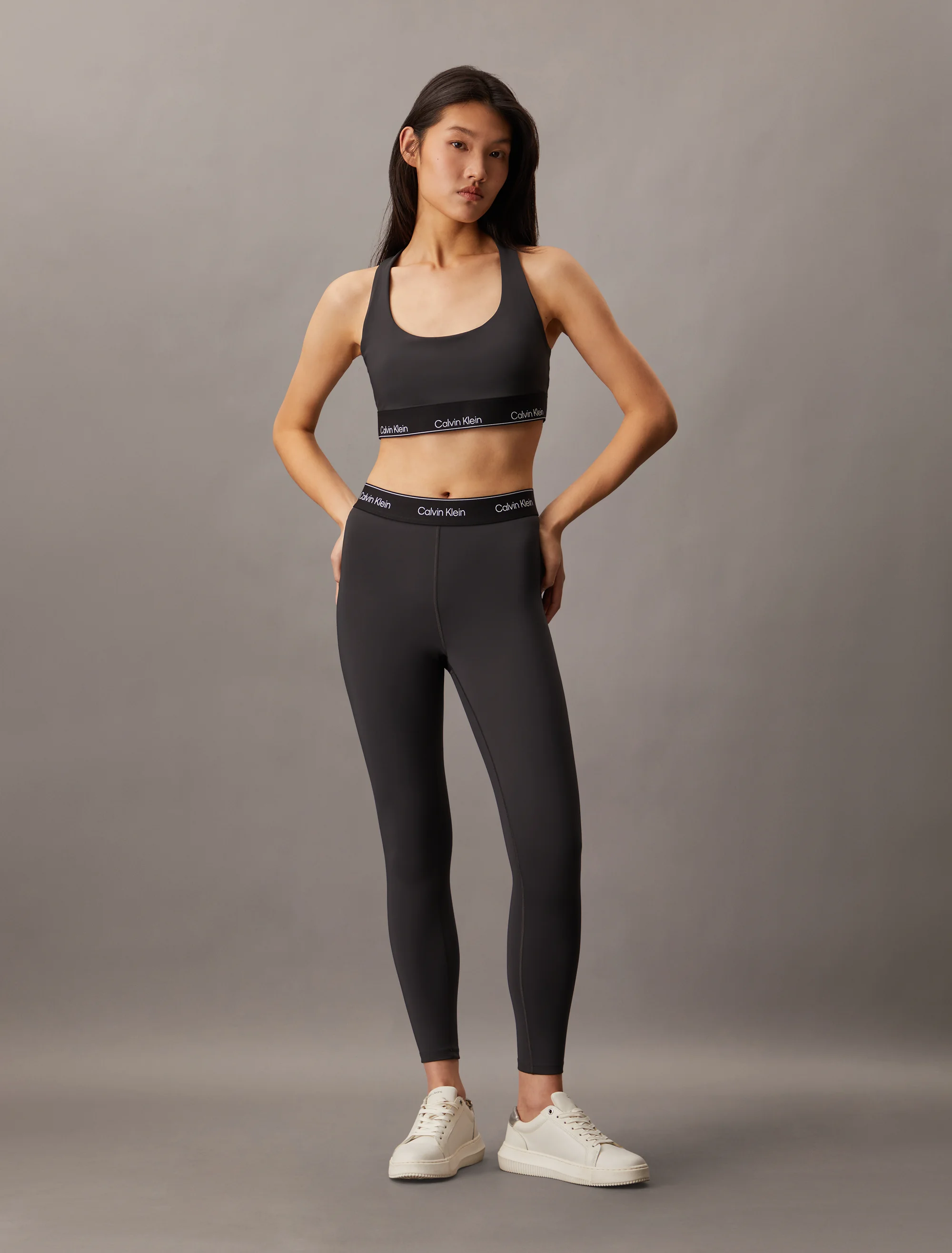 CK SPORT Quần Bó Thể Thao Nữ High Rise Fit