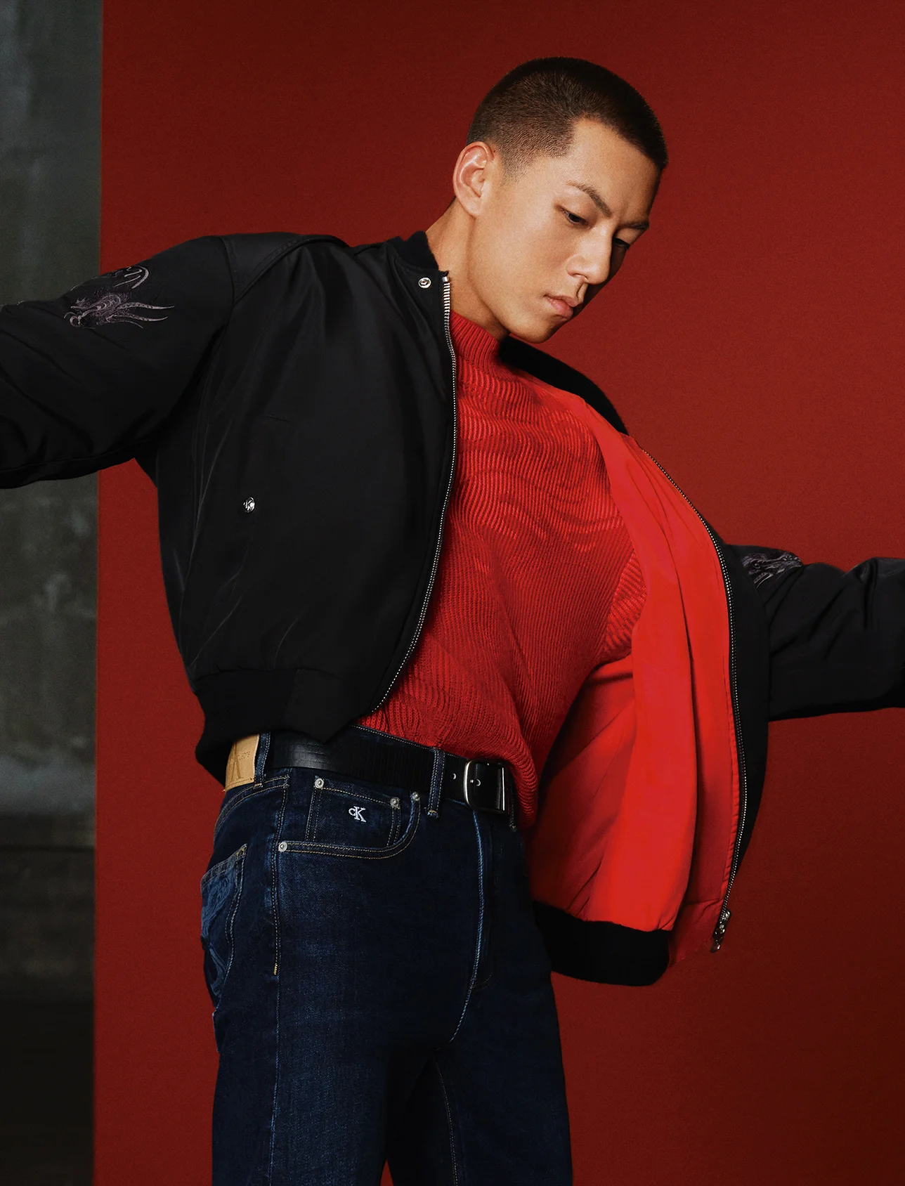 CK JEANS Áo Len Nam Lunar New Year Regular Fit