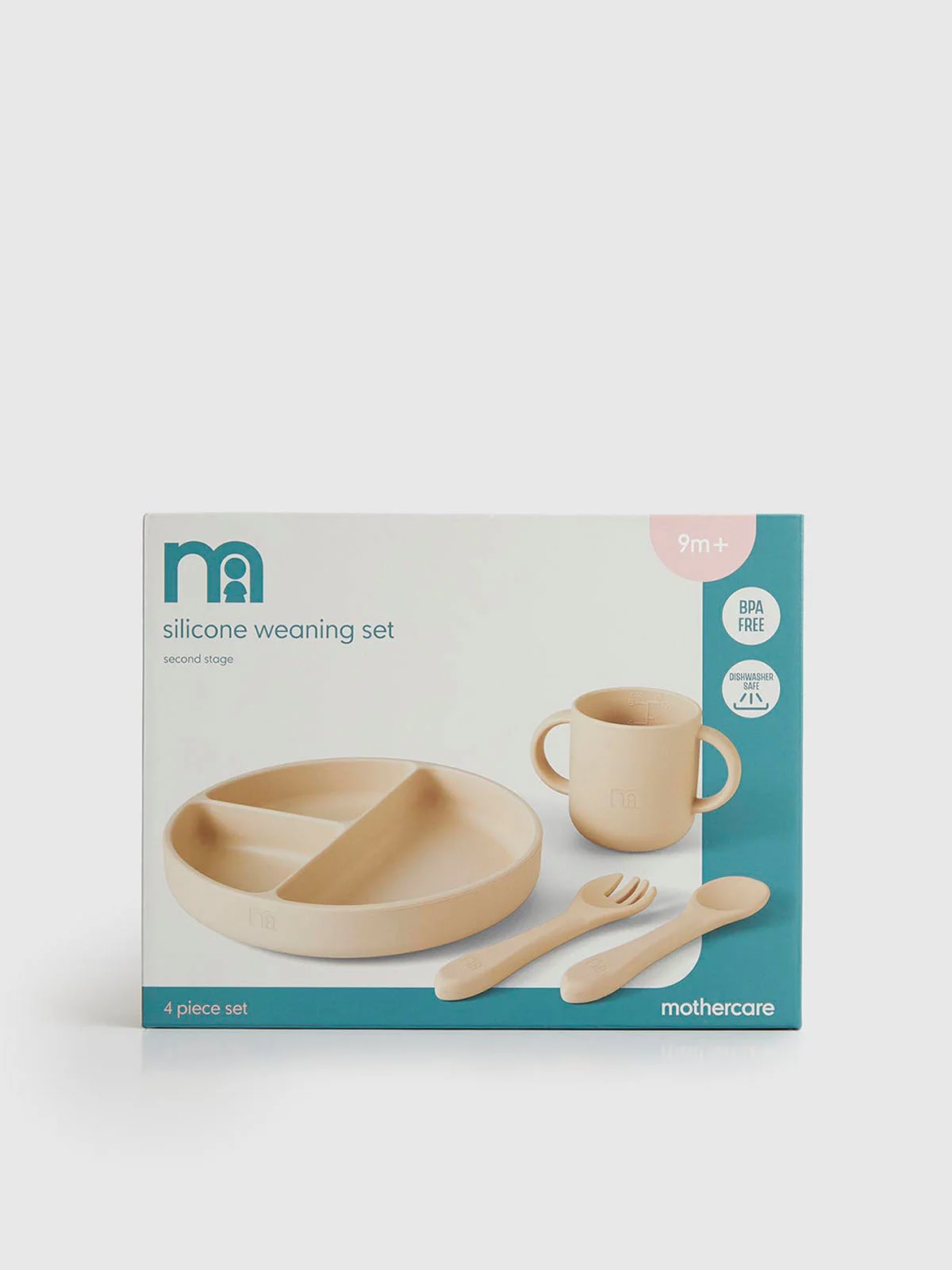 mothercare Bộ 4 món - dĩa, ly, muỗng, nĩa