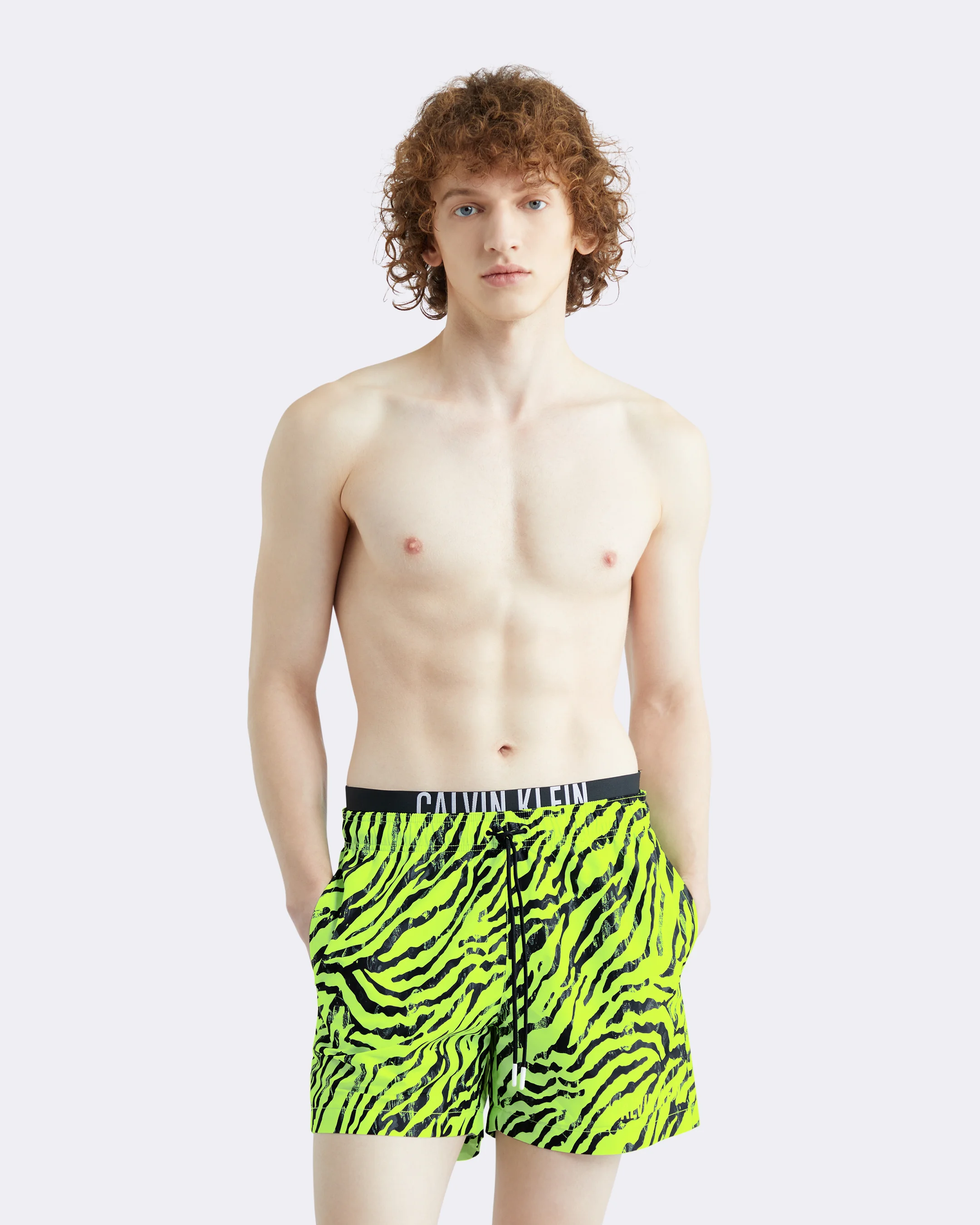 CK UNDERWEAR Quần Bơi Nam Medium Double Wb Fit
