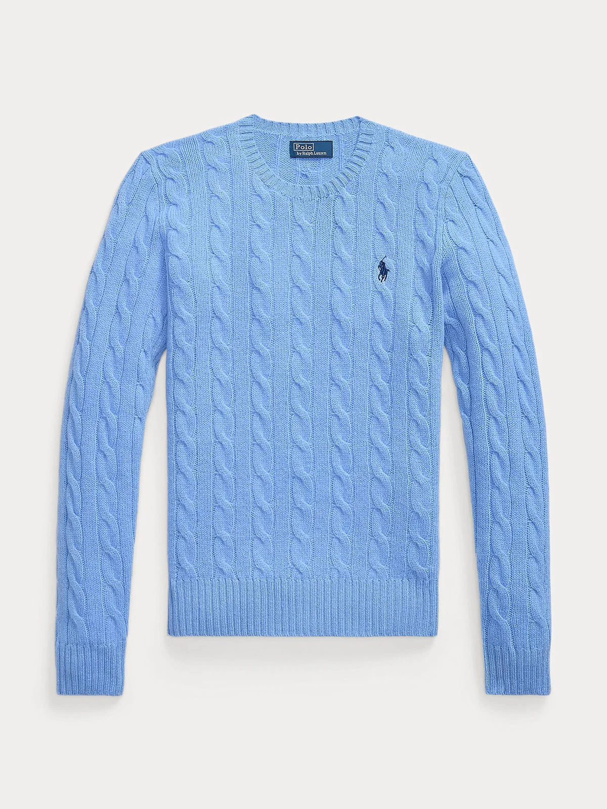 POLO RALPH LAUREN Áo Sweater Nữ Tay Dài Cable Wool-Cashmere Crewneck Sweater