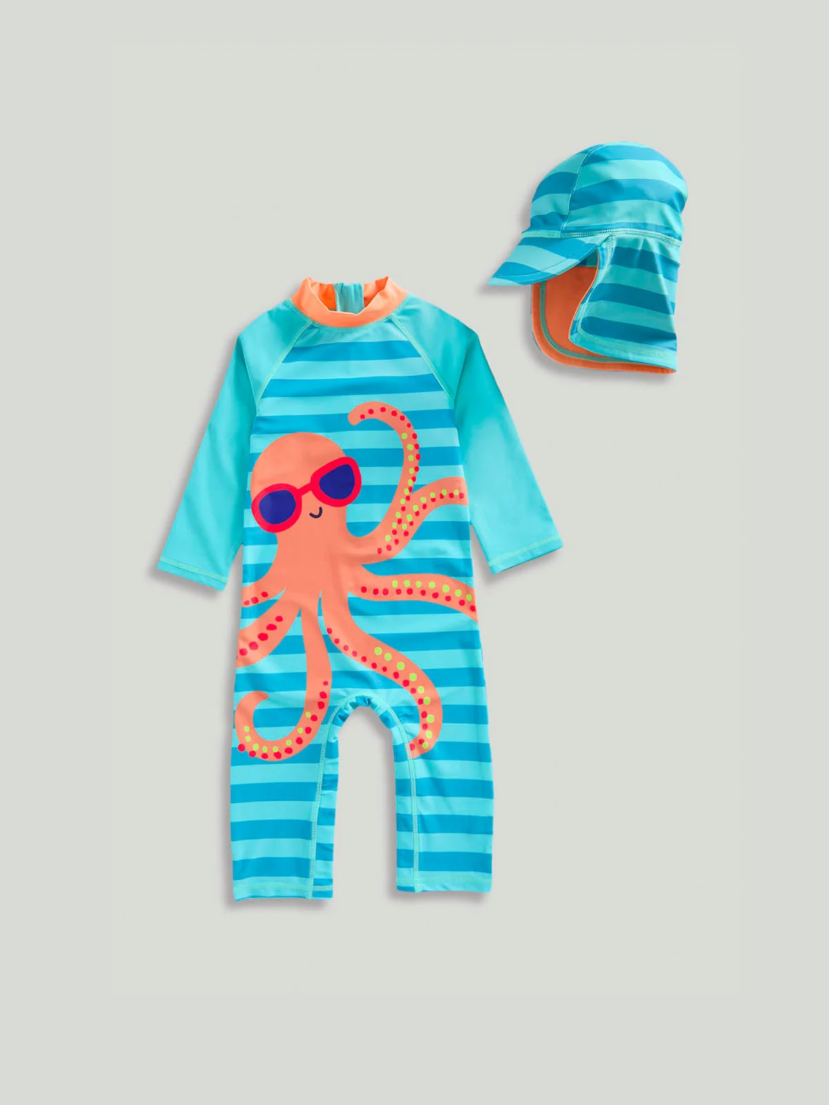 mothercare Bộ 2 món: đồ bơi, nón bé trai
