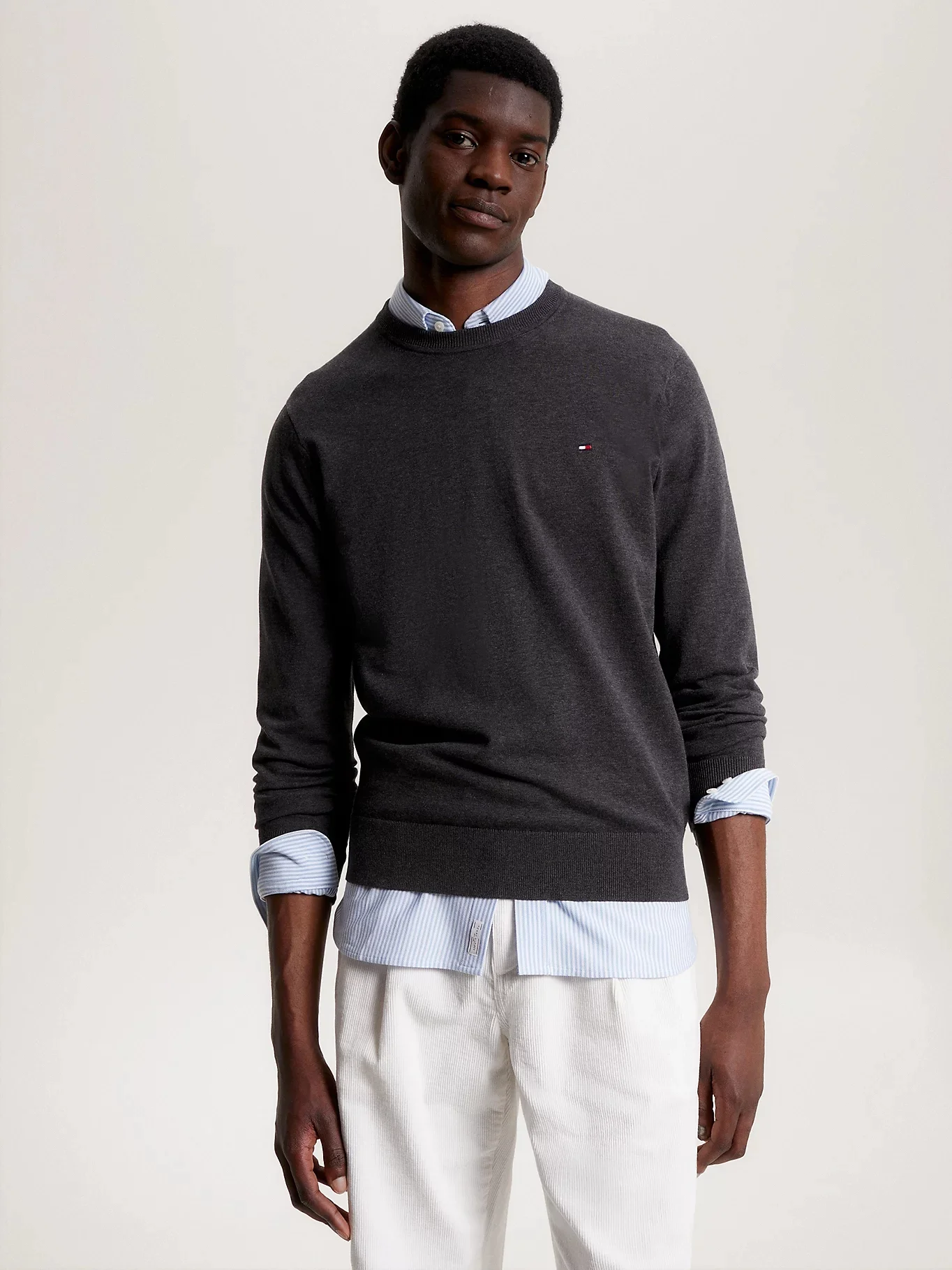 TOMMY HILFIGER Áo Sweater Nam Tay Dài 1985 Crew Neck Sweater