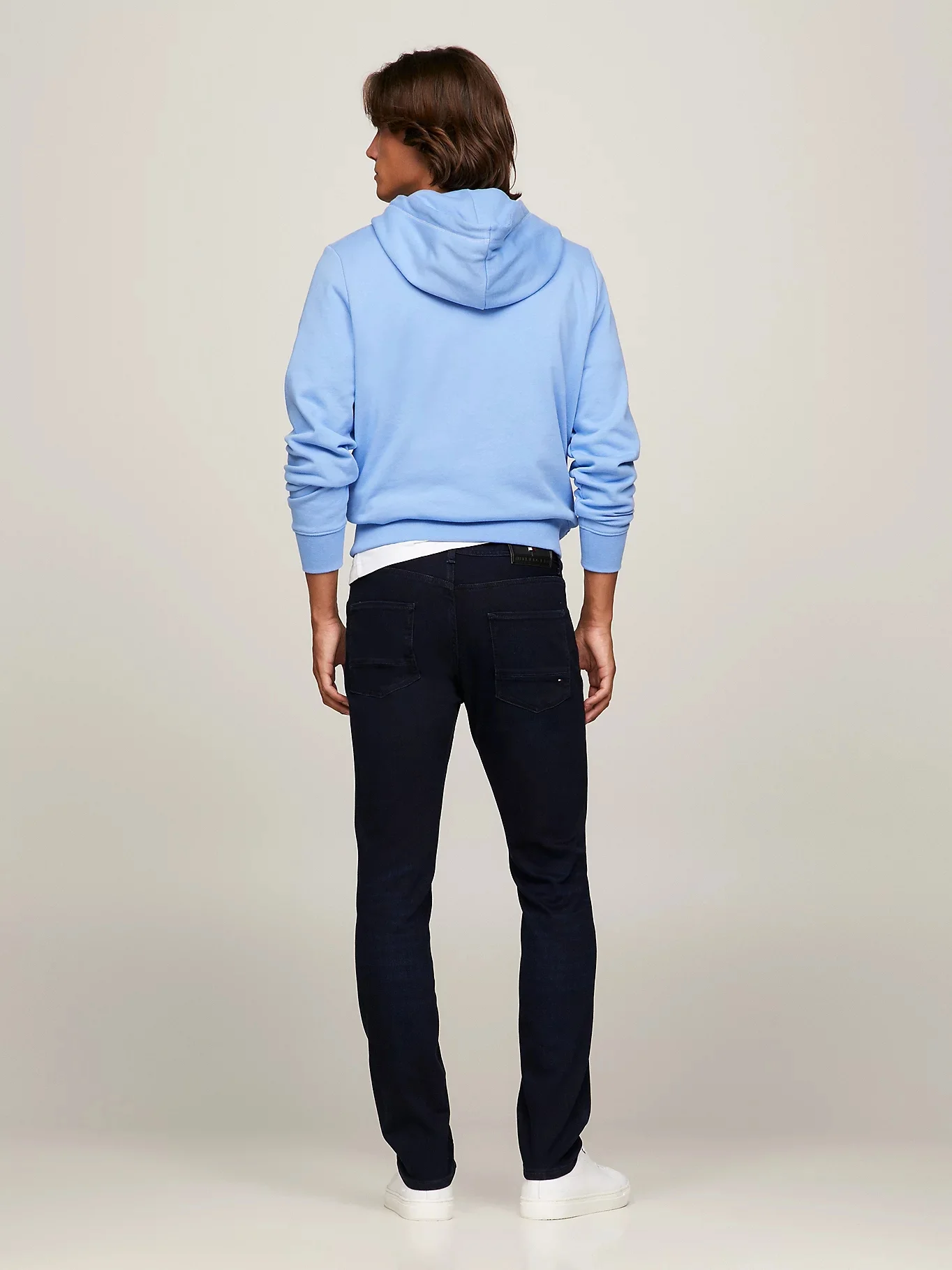 TOMMY HILFIGER Quần Jeans Nam Straight Denton PSTR James Bl-BK