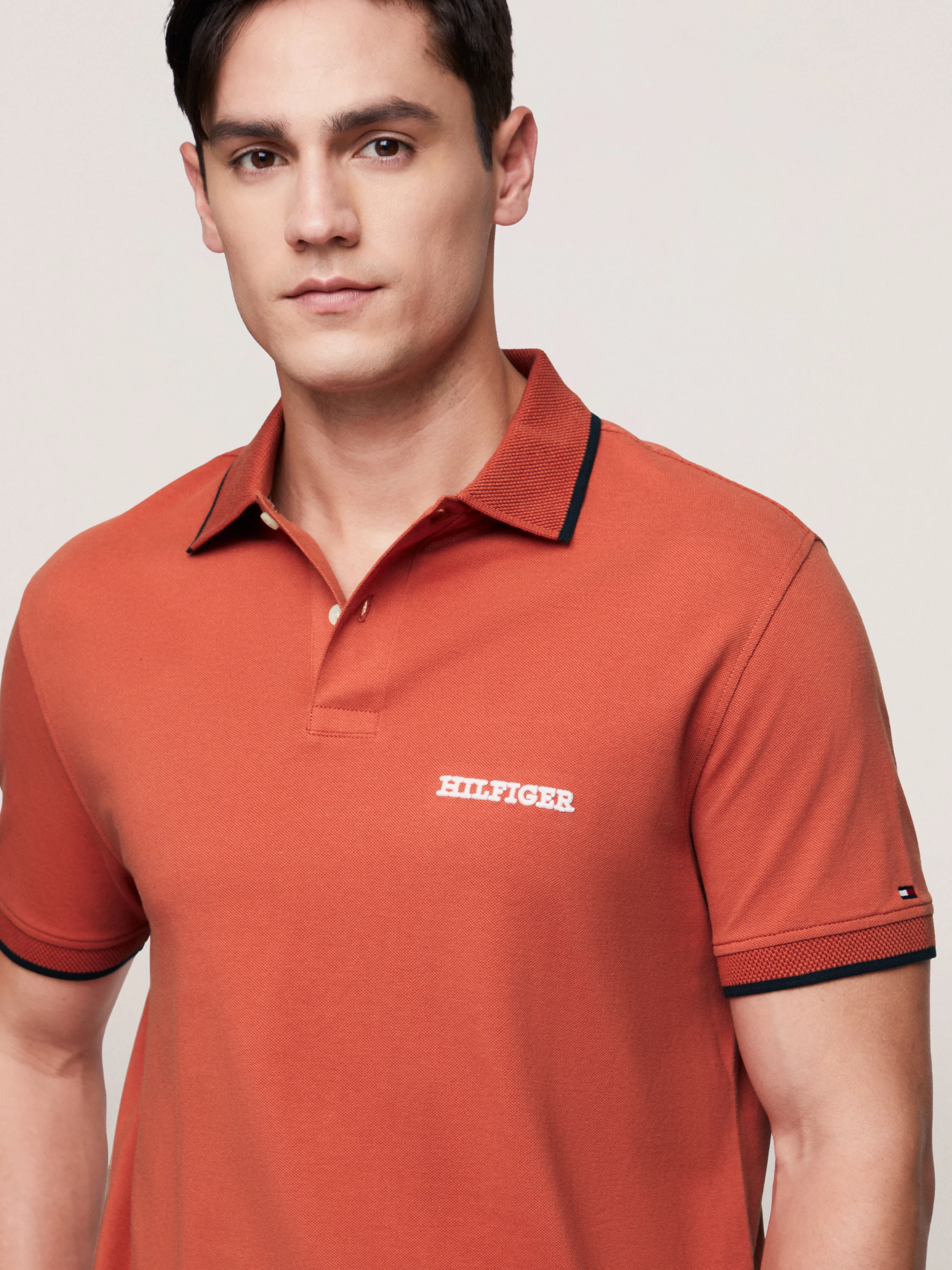 TOMMY HILFIGER Áo Polo Nam Tay Ngắn Monotype Graphic Reg Polo