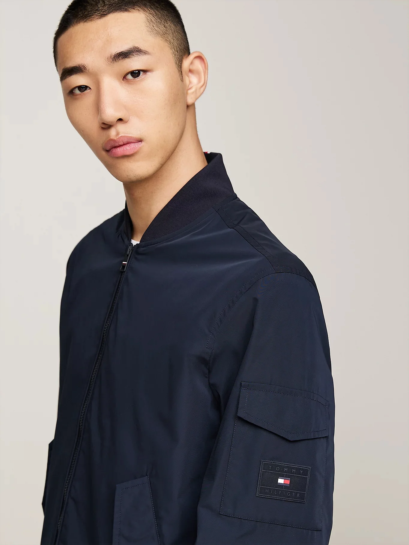 TOMMY HILFIGER Áo Khoác Nam Tay Dài Recycled Bomber