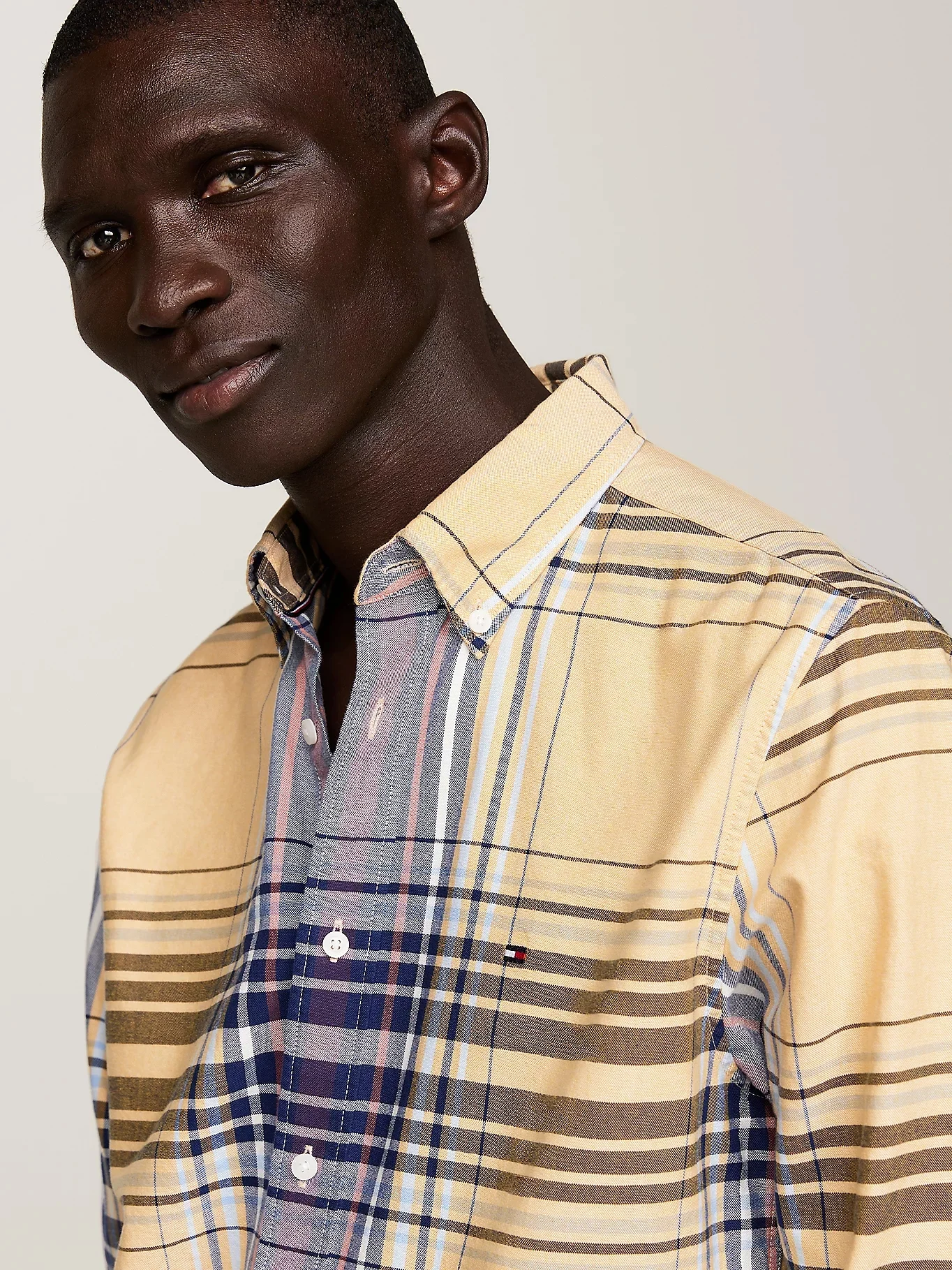 TOMMY HILFIGER Áo Sơ Mi Nam Tay Dài Xl Oxford Check RF Shirt