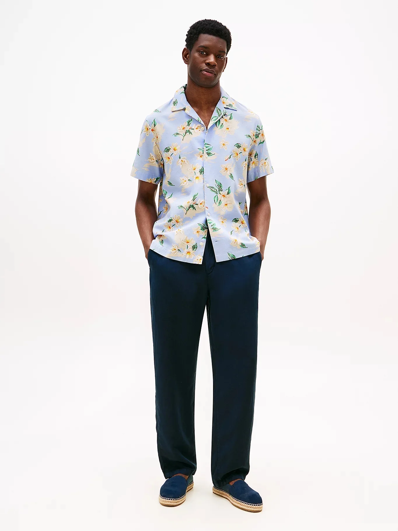TOMMY HILFIGER Áo Sơ Mi Nam Tay Ngắn LTW Floral Aop SS Shirt