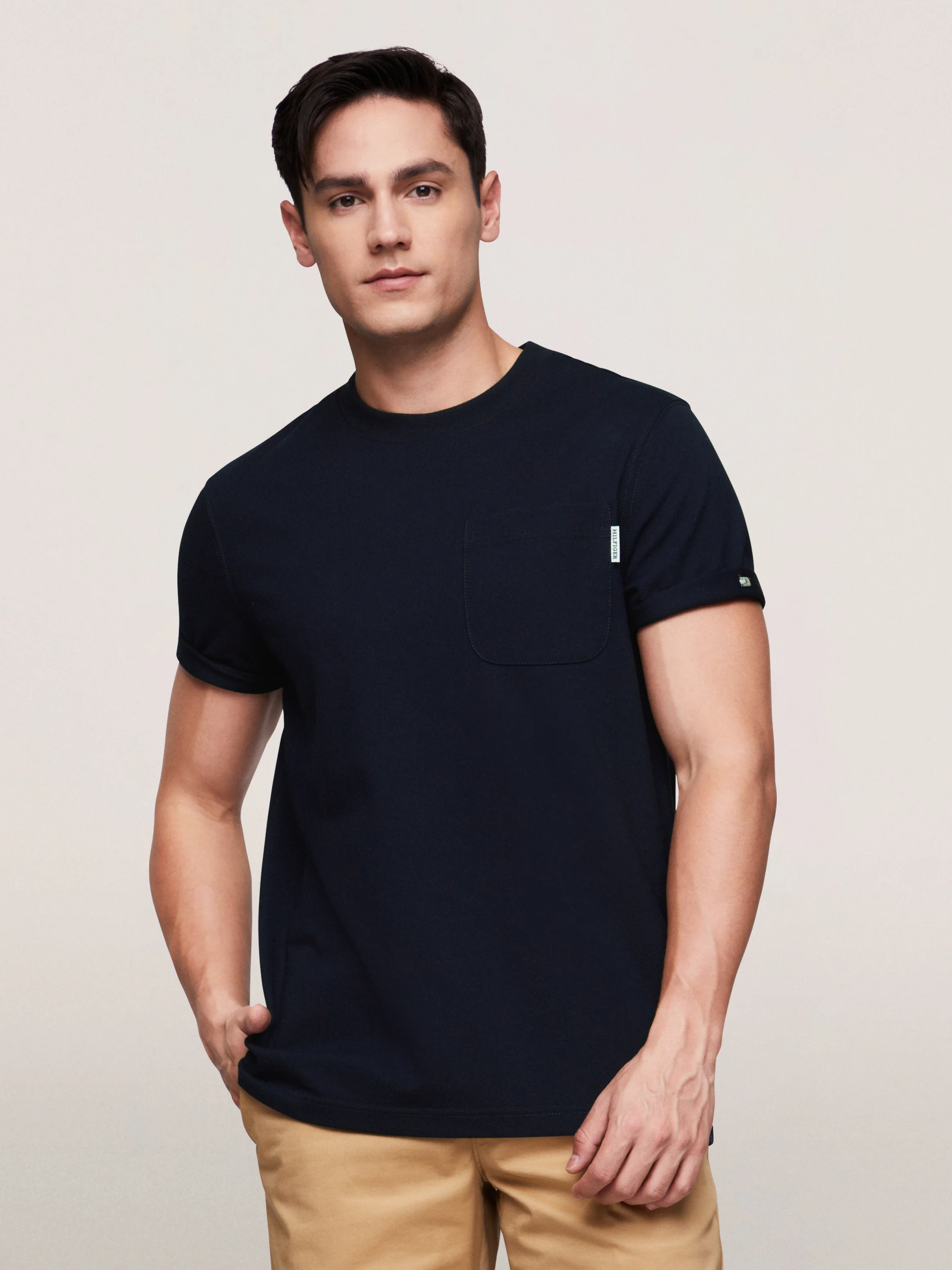 TOMMY HILFIGER Áo Thun Nam Tay Ngắn Pocket Tee