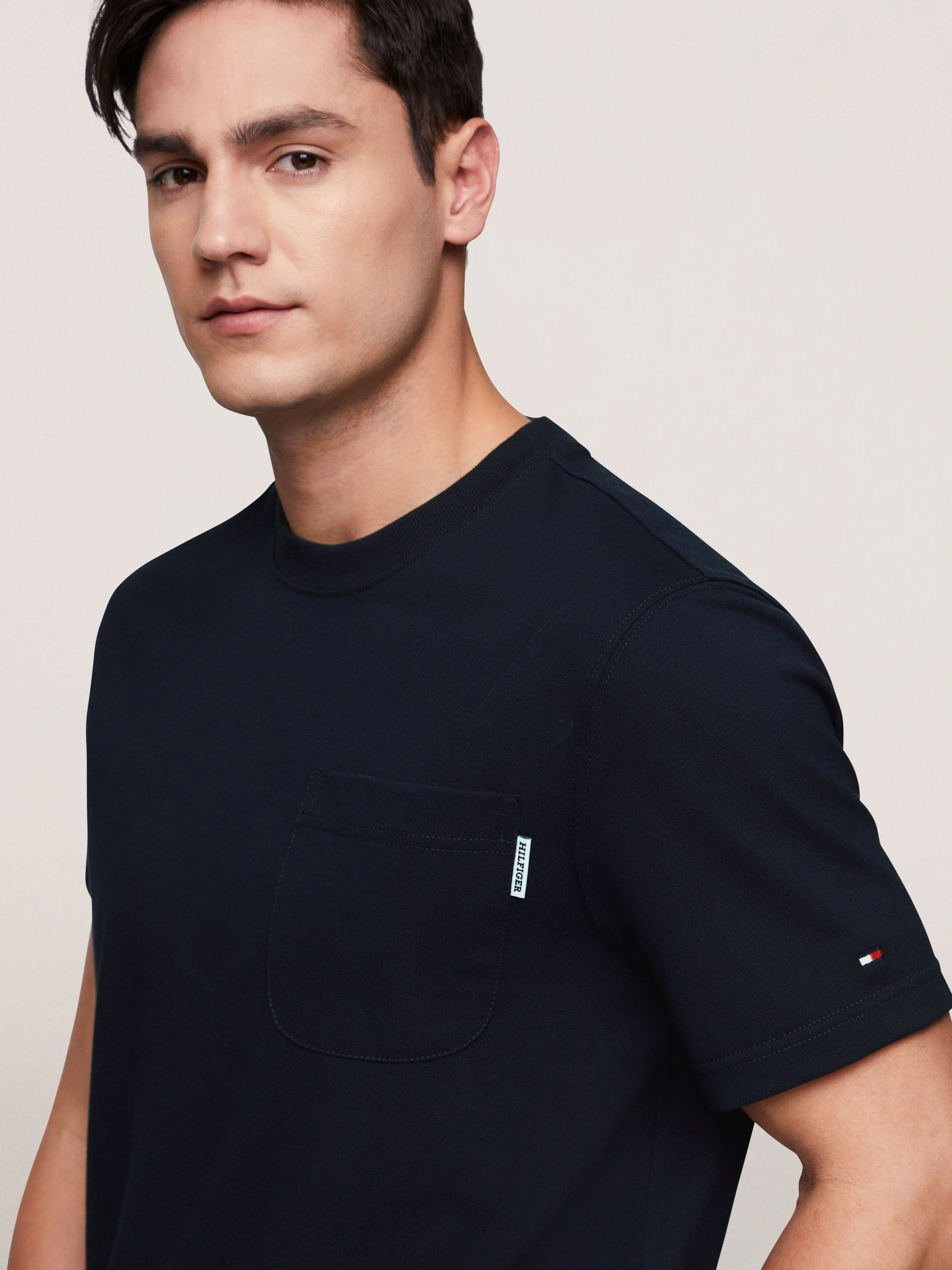 TOMMY HILFIGER Áo Thun Nam Tay Ngắn Pocket Tee