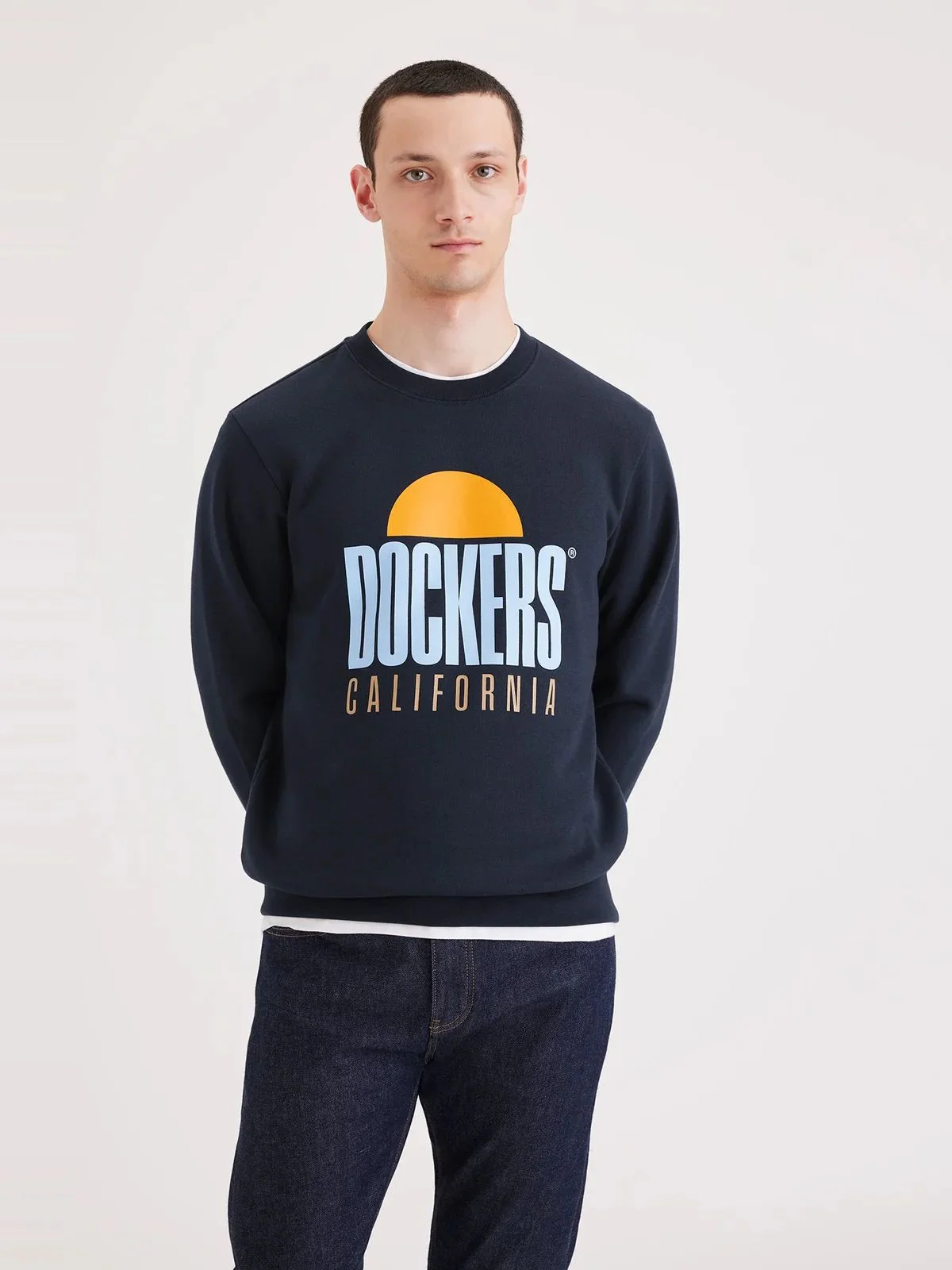 DOCKERS Áo Nỉ Nam Tay Dài