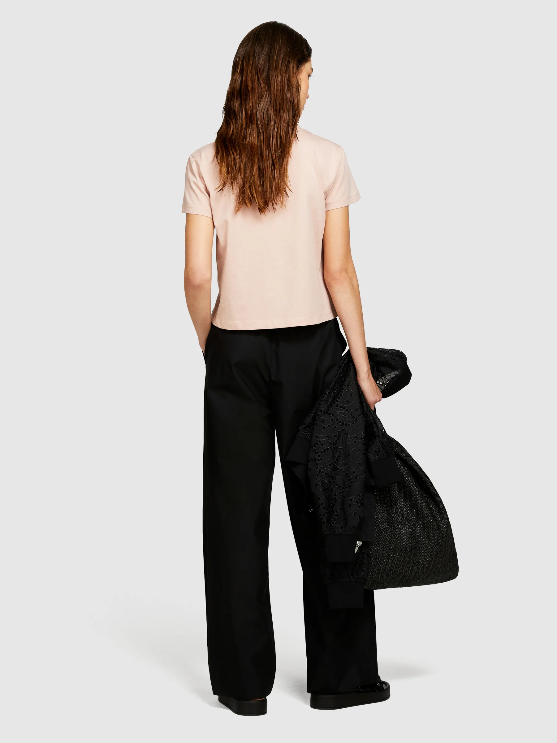 SISLEY Áo Thun Ngắn Tay Nữ Women T-Shirt