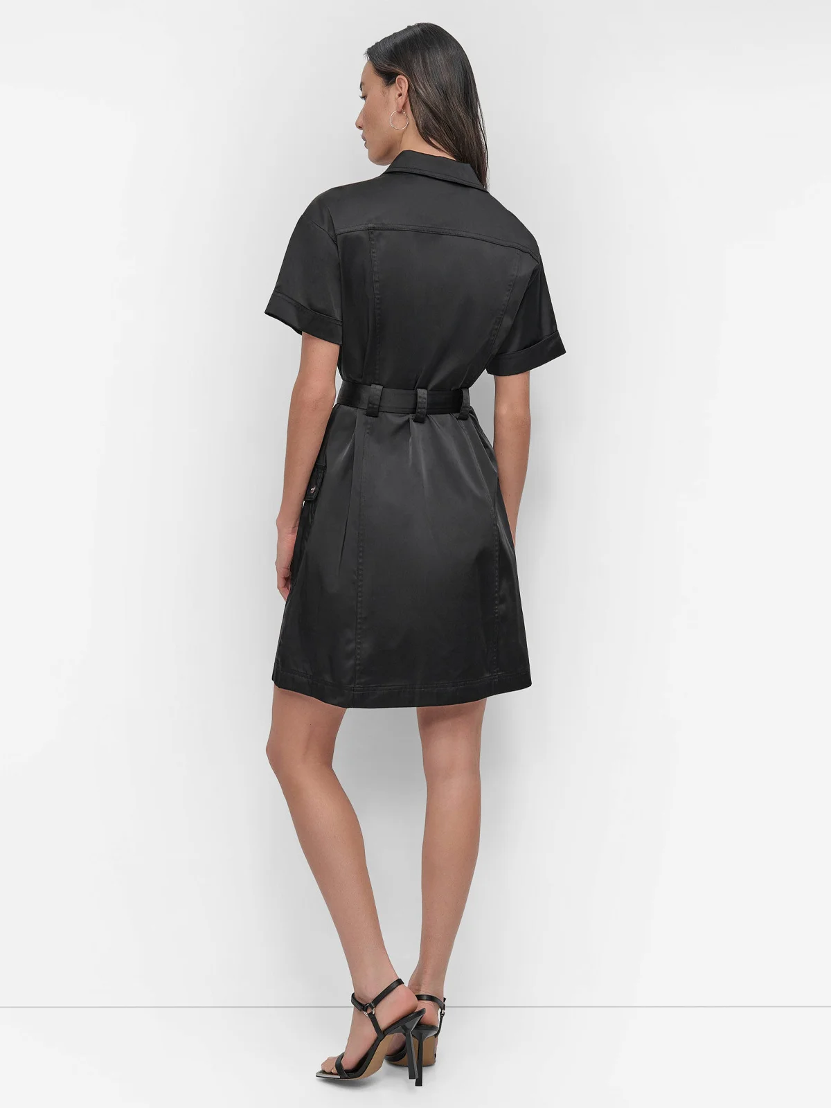 DKNY Đầm Nữ Shirt Dress W Front Zip