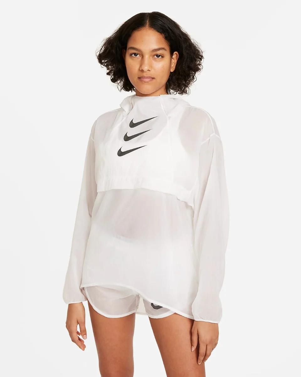 NIKE Áo Khoác Thể Thao Nữ - As W Nk Run Dvn Po Pckbl Jkt