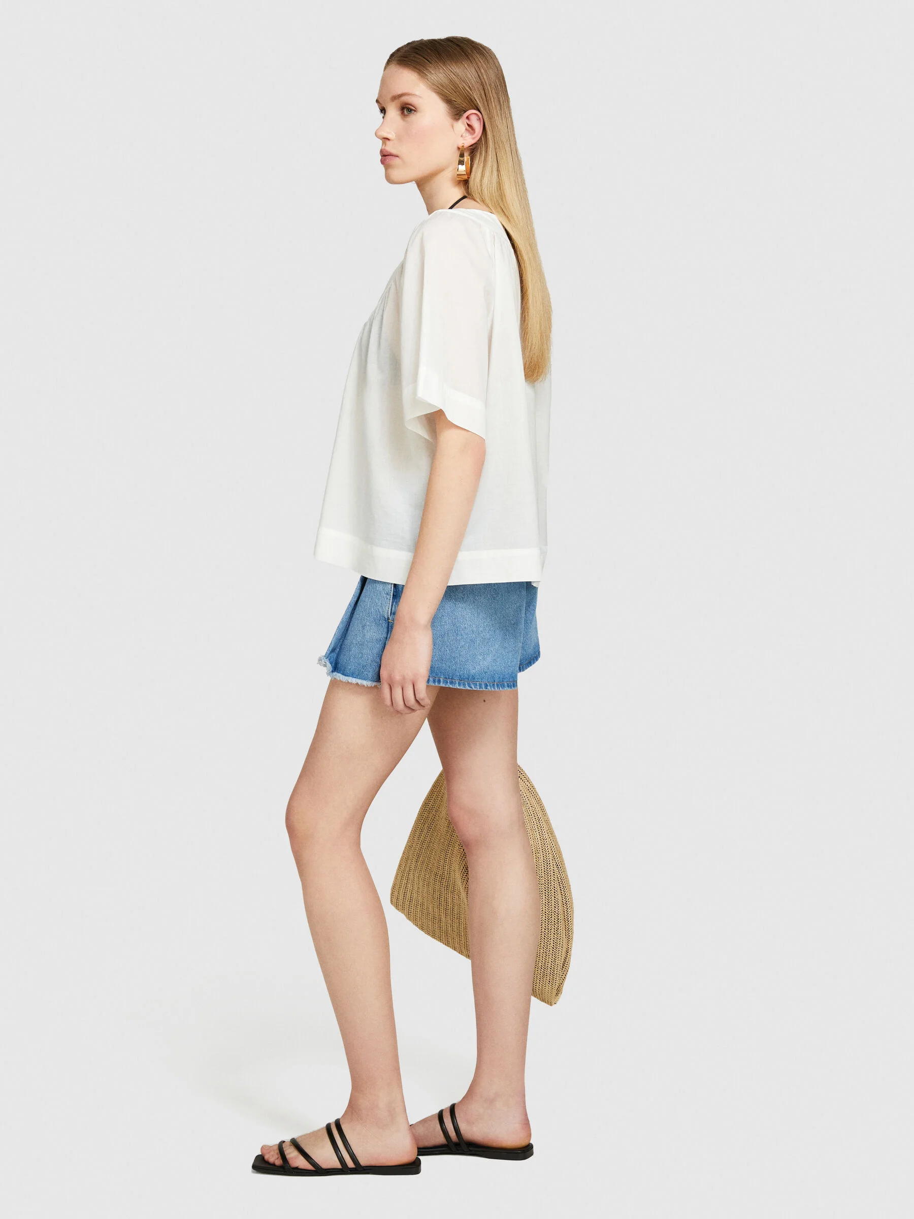 SISLEY Áo Kiểu Nữ Women Blouse