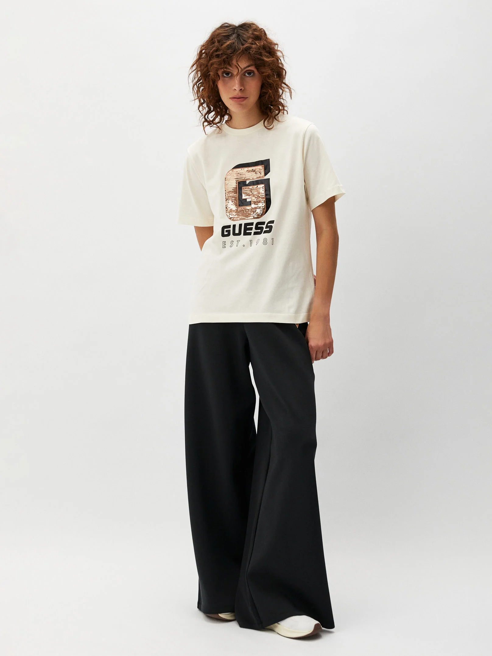 GUESS ATHLEISURE Áo Thun Kiểu Thể Thao Nữ - Ins Ss T-Shirt