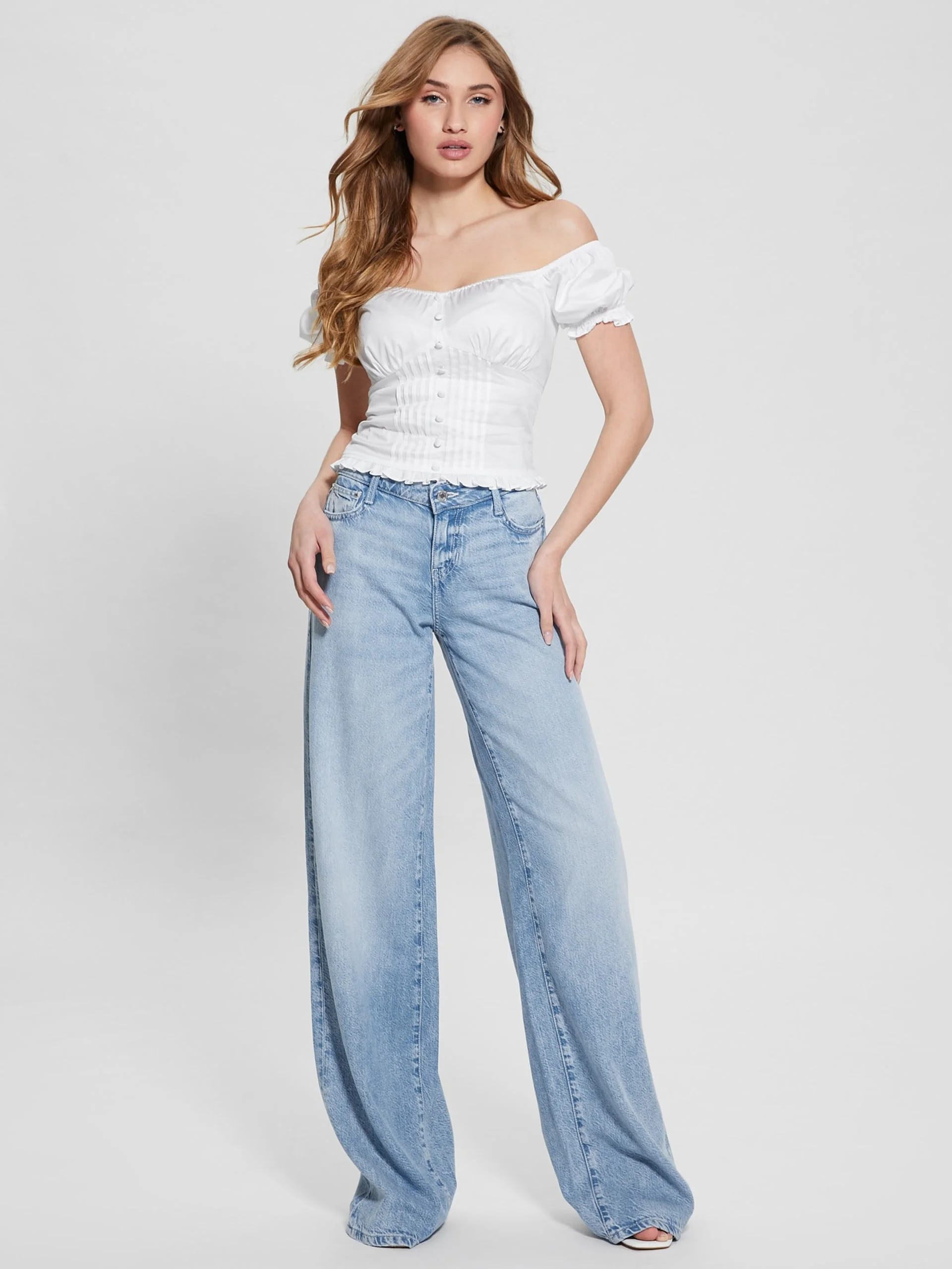 GUESS WOMAN Áo Kiểu Nữ Ss Suri Top