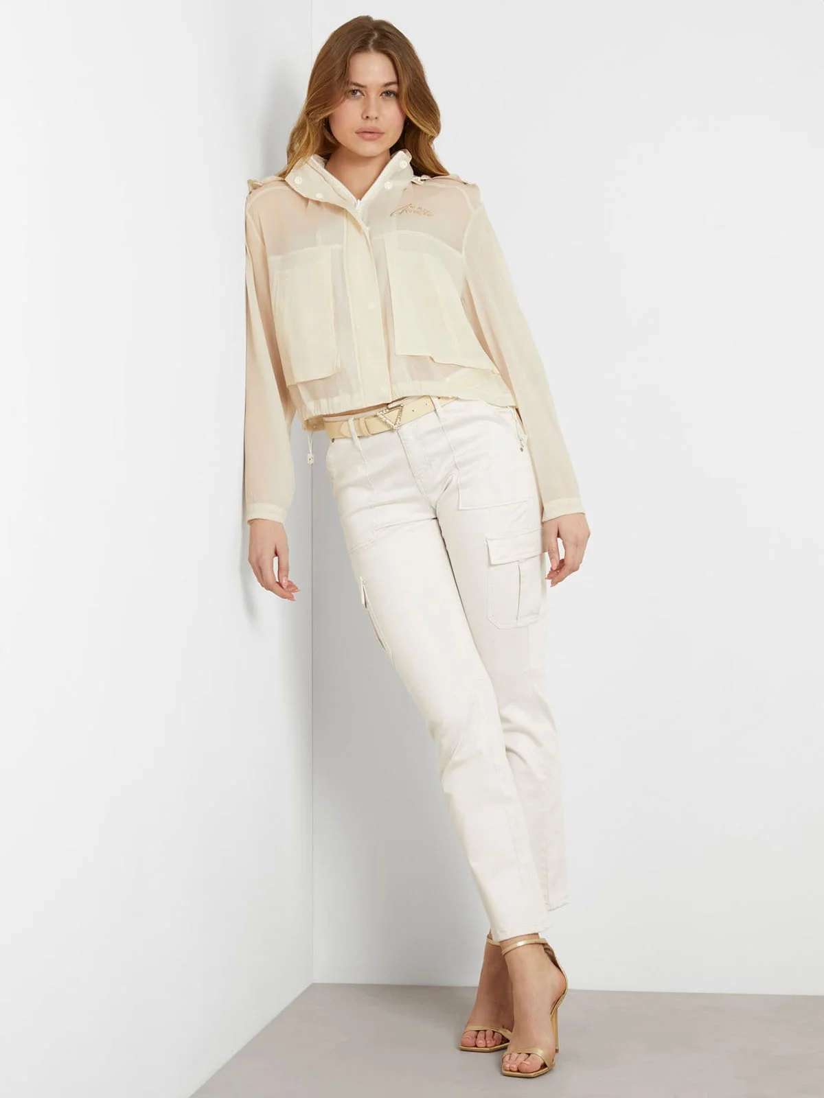 GUESS WOMAN Áo Khoác Nữ - Mia Organdy Jacket