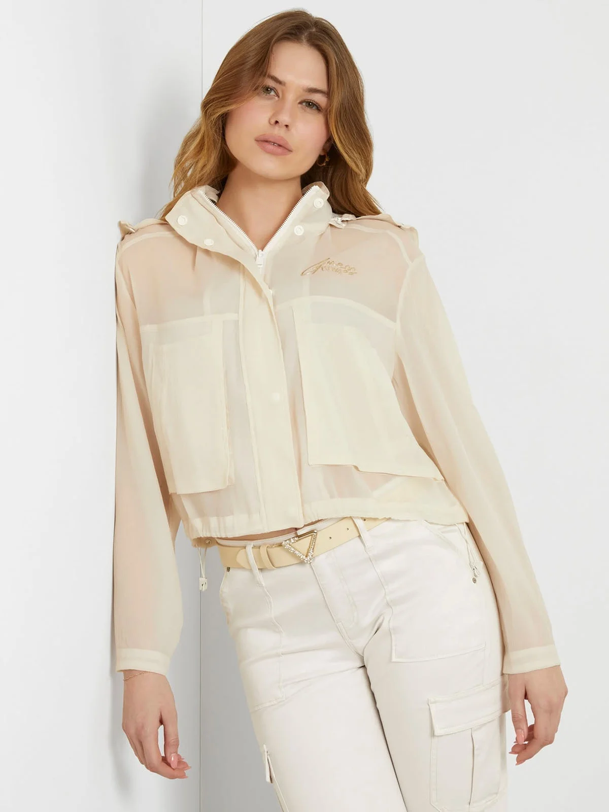GUESS WOMAN Áo Khoác Nữ - Mia Organdy Jacket