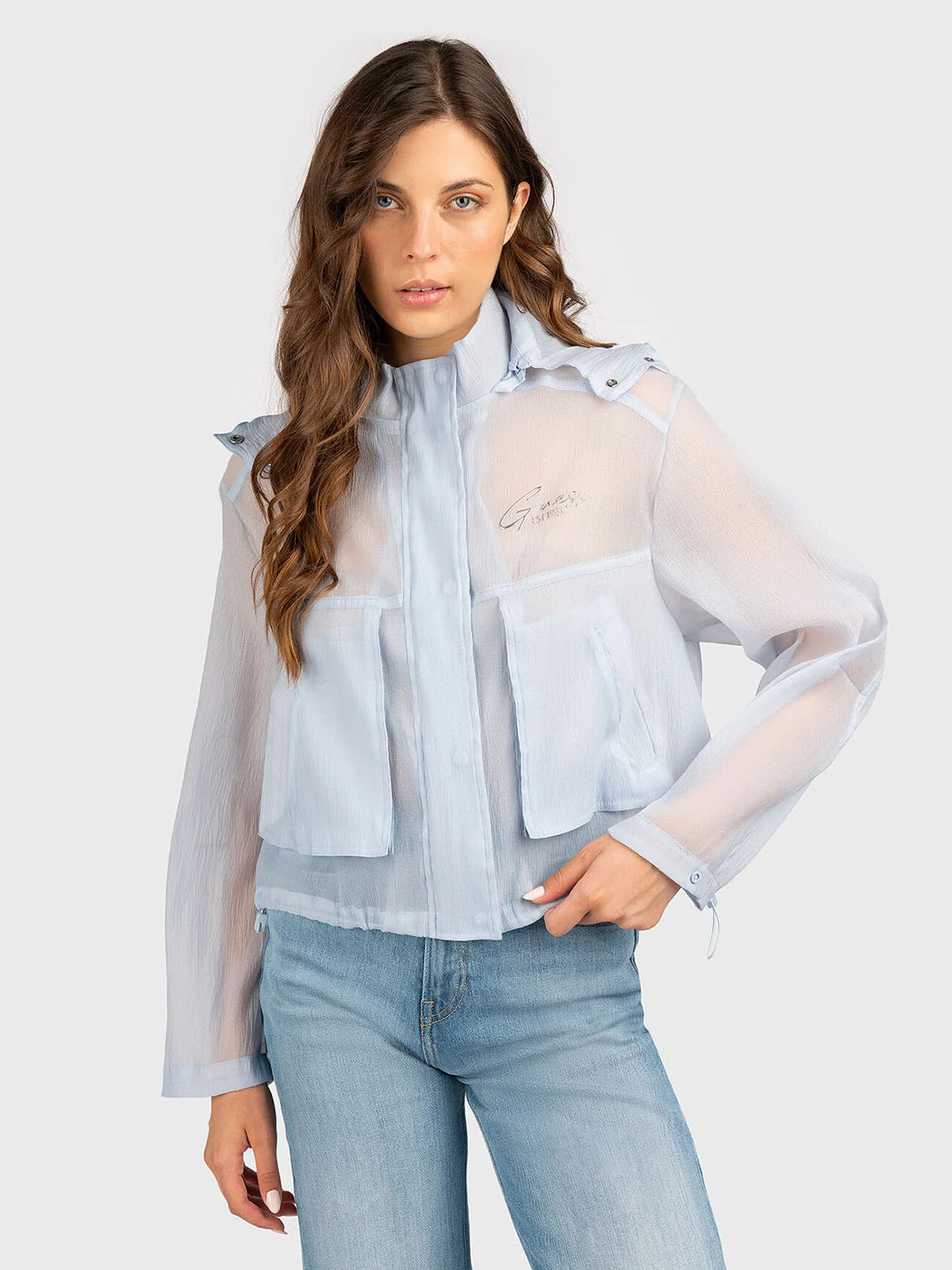 GUESS WOMAN Áo Khoác Nữ - Mia Organdy Jacket