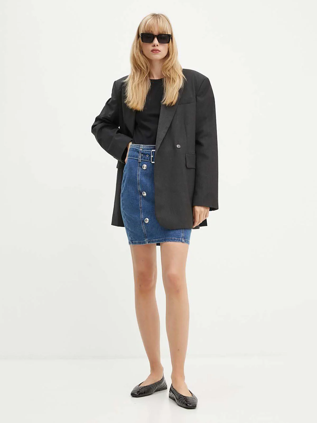 GUESS WOMAN Chân Váy Jeans Nữ - Allie Denim Skirt