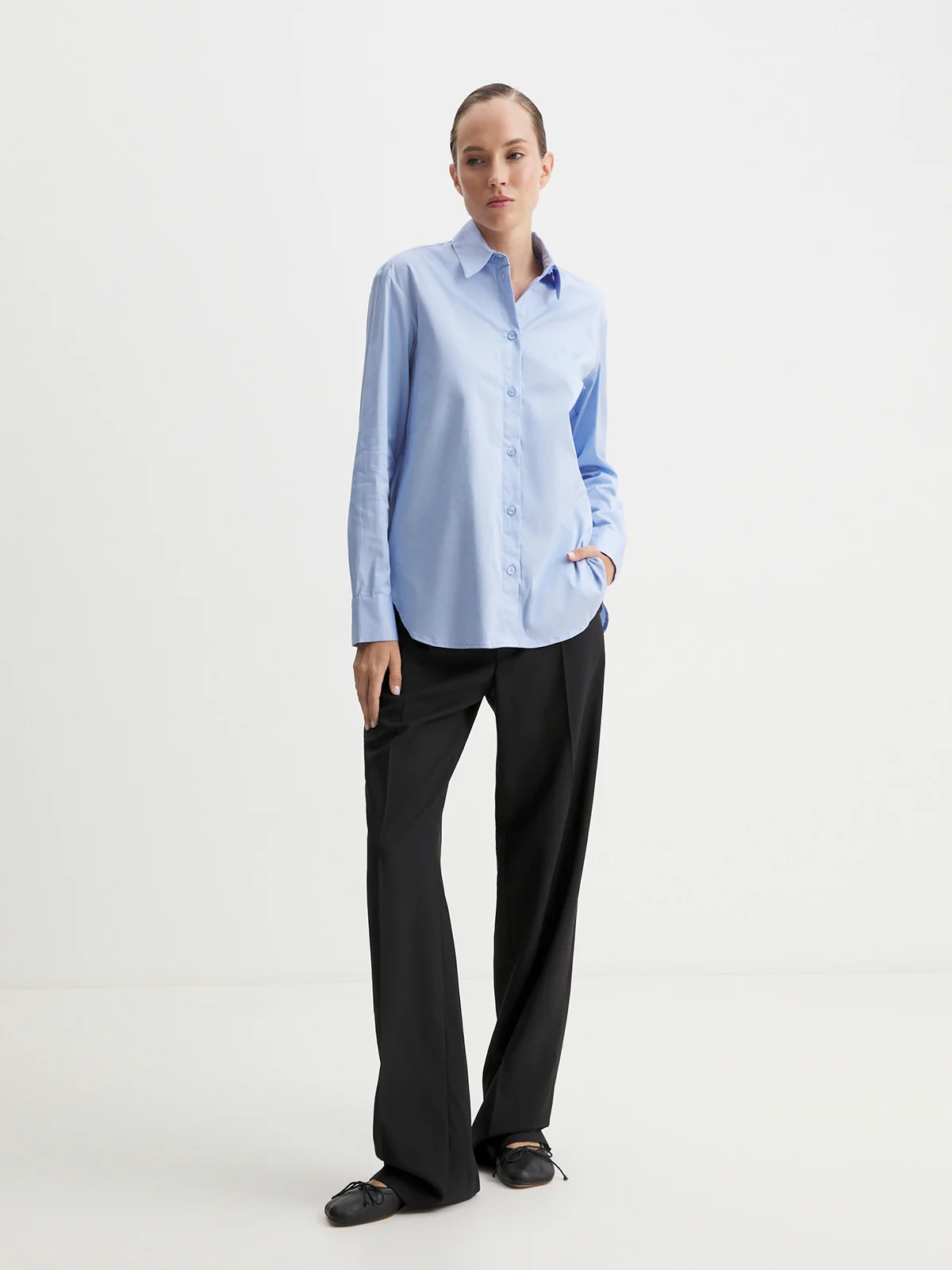 GUESS WOMAN Áo Sơ Mi Nữ - Ls Celeste Boyfriend Shirt