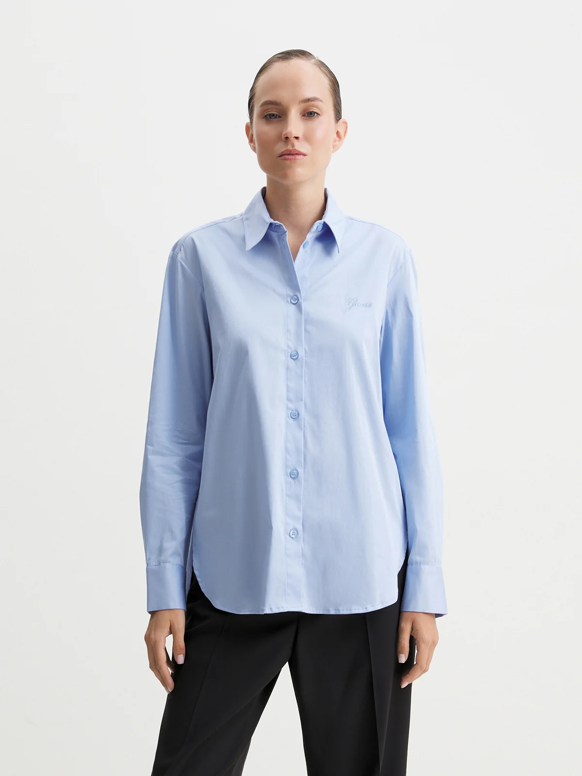 GUESS WOMAN Áo Sơ Mi Nữ - Ls Celeste Boyfriend Shirt
