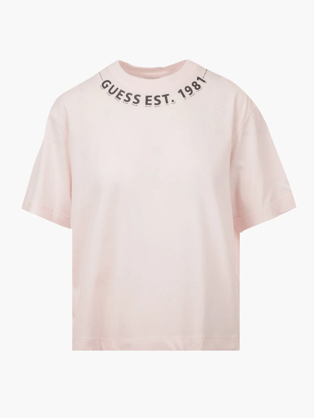 GUESS WOMAN Áo Thun Nữ - Ss Cn Neck Logo Tee
