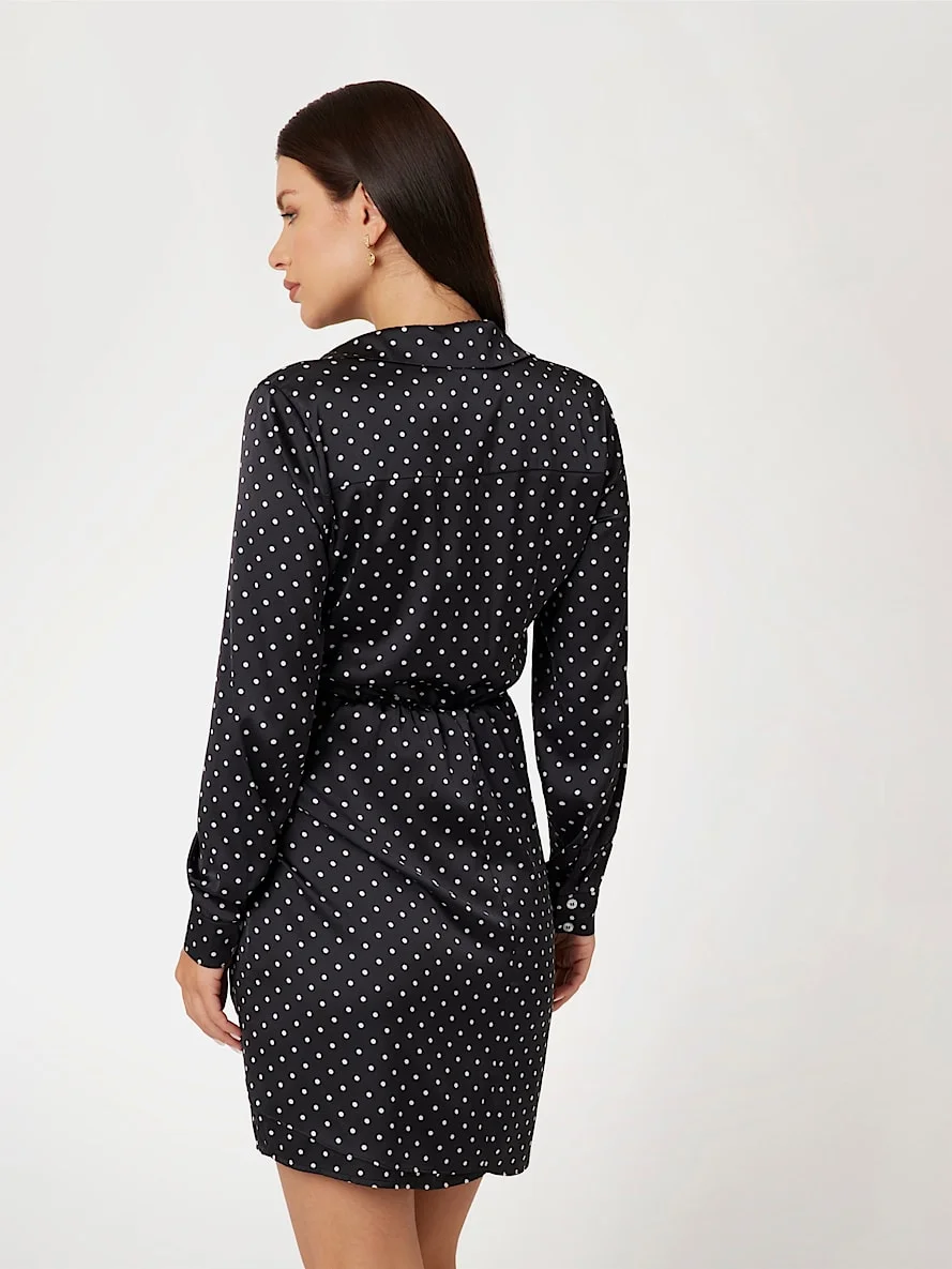 GUESS WOMAN Đầm Nữ - New Ls Alya Printed Dress